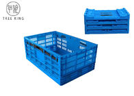 Cajón plástico plegable plegable para la industria alimentaria, cajones de la fruta y verdura