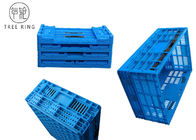 Cajas de almacenamiento plegables del plástico grande grande para los hogares/los restaurantes 600 * 400 * 250