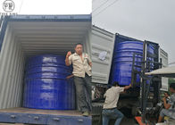 Productos de M5000L Rotomolding, azul circular de tragante abierto el tanque de agua de Aquaponics de 1300 galones