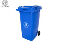 Hogar compartimientos plásticos de los desperdicios de 240 litros, compartimiento rojo del Wheelie del consejo para la basura del jardín