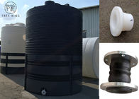 Tanques de molde rotativo cilíndrico a medida Tanques de almacenamiento de agua de plástico blanco / negro PT20,000L