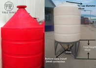 Productos totales de Rotomolding del dren, los tanques plásticos CPT1500L de la aclaración de la parte inferior del cono reciclables
