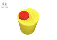 Color amarillo el tanque de dosificación químico polivinílico superior de la bóveda de 13 galones para el tratamiento de aguas de enfriamiento