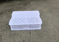 El HDPE perforó el cajón plástico plegable de las bandejas plásticas para el pan y los pescados 600*420*145