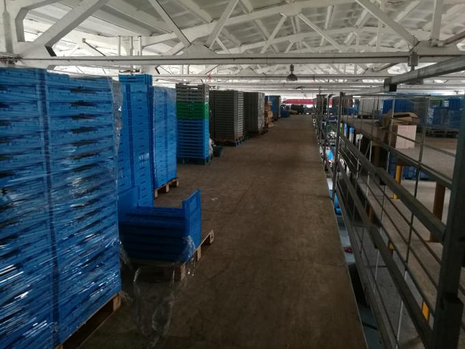 Cajón plástico plegable cuadrado, compartimientos de almacenamiento