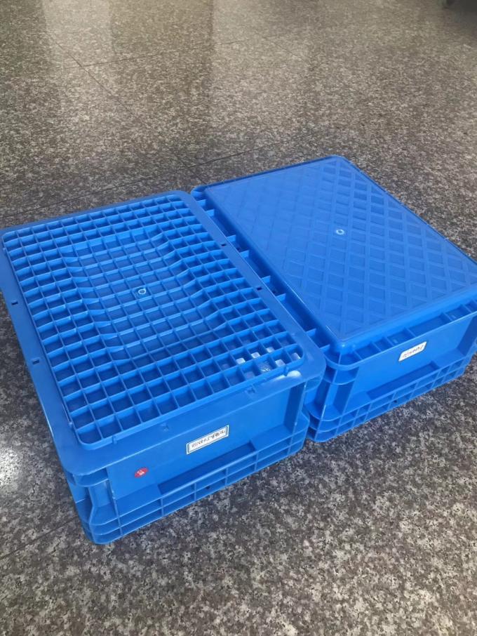 Contenedores de almacenamiento plásticos resistentes apilables euro 600