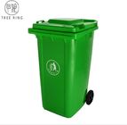 Compartimientos plásticos rojos/del verde de los desperdicios, compartimiento inútil del Wheelie de 240 litros para reciclar el papel