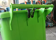 Compartimientos plásticos rojos/del verde de los desperdicios, compartimiento inútil del Wheelie de 240 litros para reciclar el papel