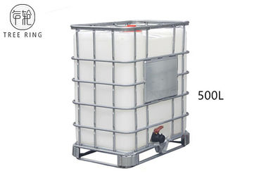 El bulto intermedio del PE 500L reacondicionó los envases de Ibc para el reciclaje químico del almacenamiento