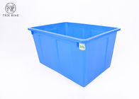 HDPE encajable plástico colorido de los toneles W50 del almacenamiento grande 487 * 343 * 258 milímetros
