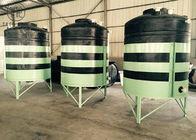 Los tanques plásticos moldeados rotatorios de la parte inferior del cono 15 grados para el almacenamiento químico CPT3000L
