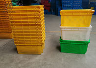 Cajones plásticos higiénicos perforados euro coloreados del embalaje 630 * 420 * 315 milímetros de HDPE