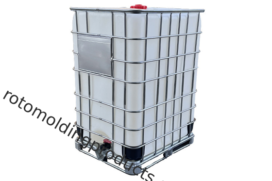 1500 litros Ibc Contenedores de granel intermedios 1200*1100*1165mm para almacenamiento y transporte de productos químicos