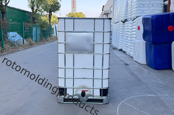 1500 litros Ibc Contenedores de granel intermedios 1200*1100*1165mm para almacenamiento y transporte de productos químicos