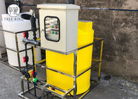 sistema automático plástico de la dosificación de cloro de la instalación para tratamiento de efluentes 500L con la bomba