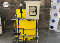 sistema automático plástico de la dosificación de cloro de la instalación para tratamiento de efluentes 500L con la bomba
