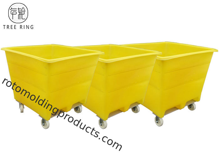 Manipulación de los productos durables LLDPE de Rotomolding con el envase industrial bajo galvanizado de los compartimientos de la manipulación de materiales