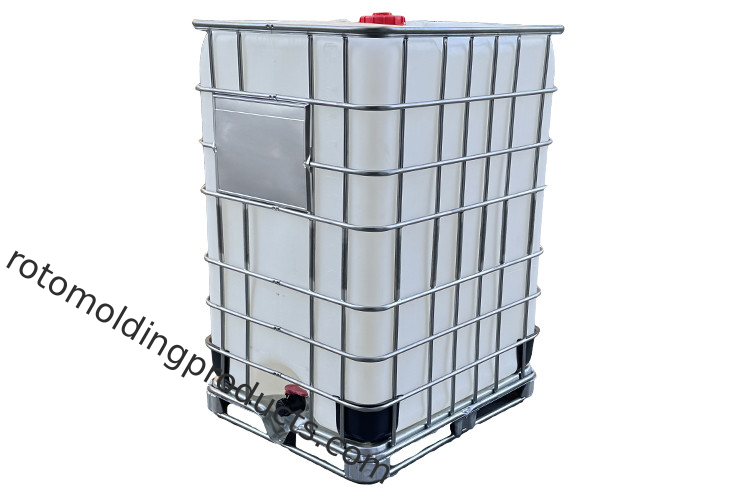 1500 litros Ibc Contenedores de granel intermedios 1200*1100*1165mm para almacenamiento y transporte de productos químicos