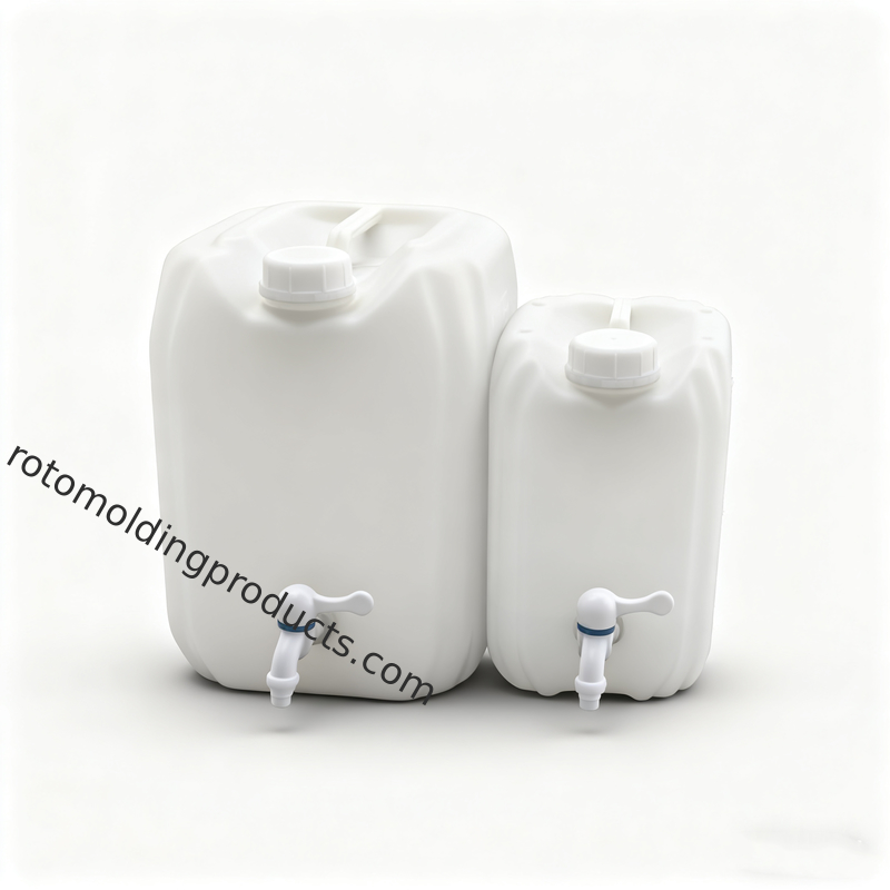 Bidón de plástico de 10 litros a prueba de fugas con grifo, apilable y resistente a productos químicos para soluciones de almacenamiento versátiles