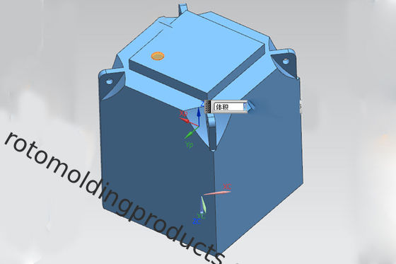 Bloques de lastre llenos de agua de moldeo por rotación PE sin estabilización para mantener la cerca temporal segura