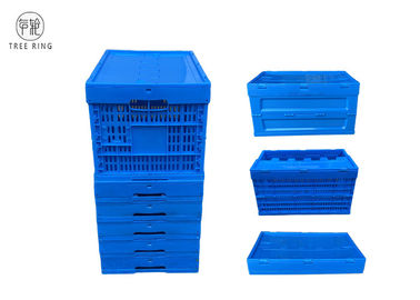 Compartimientos para uso general rallados 45 litros del totalizador de la cesta del cajón plegable resistente del almacenamiento de la pared para embalar